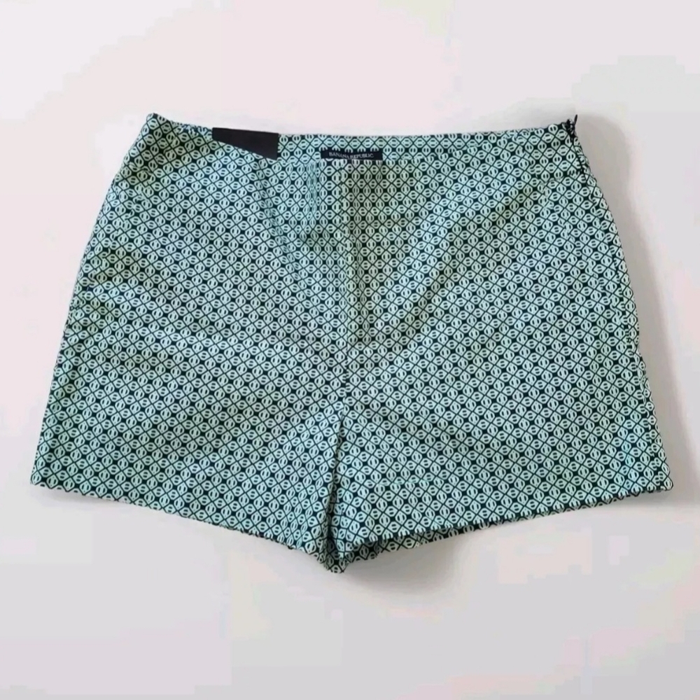 Banana Republic Teal Patterned High-Waist Women’s Shorts